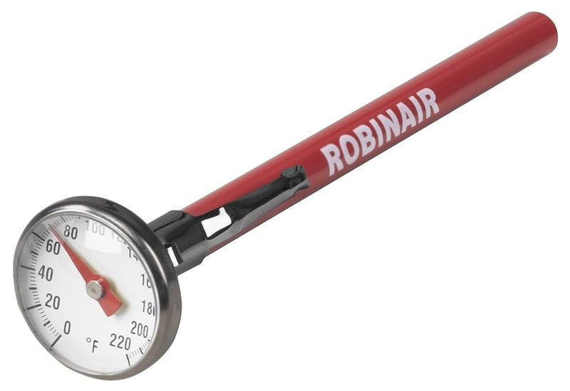 Robinair 10597 Dial Thermometer with Easy to Read 0 to 220F 1 Face - Image 2