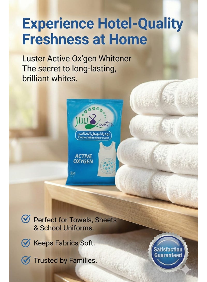 Luster Clothes Bleaching Powder  with Active Oxygen – Suitable for Regular & Automatic Washing Machines – Strong Lightening & Gentle on Fabrics – 1 Kg - Image 4