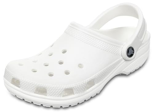 Crocs Unisex-Adult Classic Clogs, White, 13 Men/15 Women - Image 5