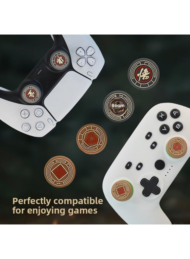 For PS5 Handle Rocker Cap PS5 Elite Edition Key Cap Black Goku Silicone Cap PS4/Xbox Protective Cap-Product Color:1  - Image 2