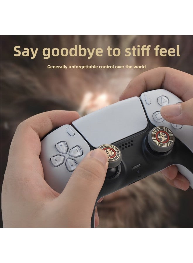 For PS5 Handle Rocker Cap PS5 Elite Edition Key Cap Black Goku Silicone Cap PS4/Xbox Protective Cap-Product Color:1  - Image 4