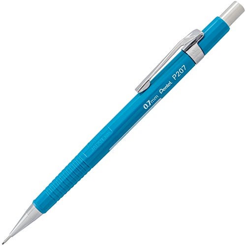 Pentel Sharp Mechanical Pencil, (0.7mm), Medium Line, Blue Barrel, Pack of 4 (P207PF4C) - Image 2