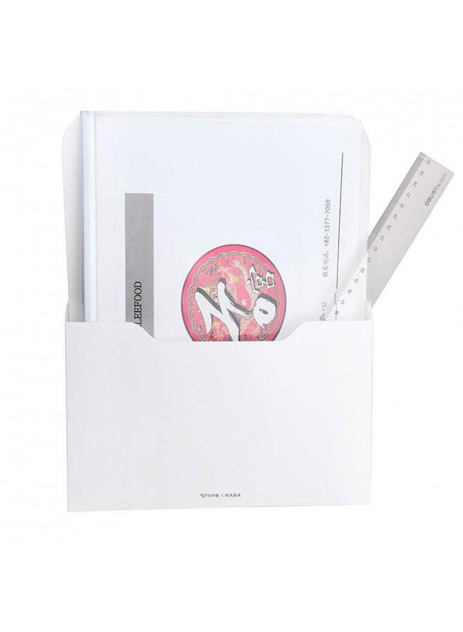 Marbrasse Magnetic File Holder - Magnetic Paper Holder, Pocket Organizer Office Supplies Storage Mail Organizer for Notebooks,Planners,Letter (1 Pack) - Image 2