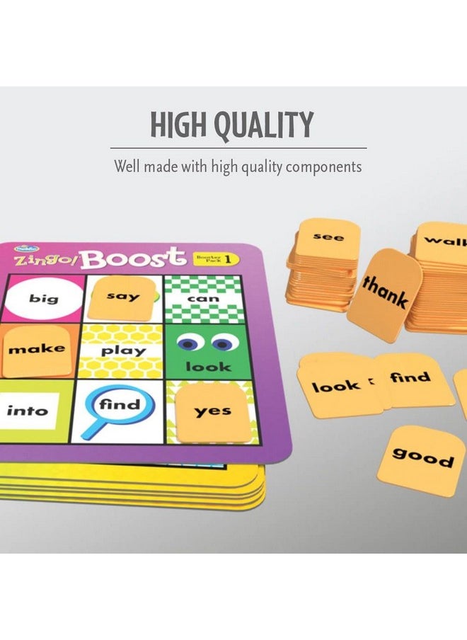 thinkfun Think Fun Zingo! Sight Words Boost - Engaging Brain Game | Expansive Vocabulary Builder | Stimulates Memory & Concentration | For Kids Aged 4 And Up | Expansion Pack (76472)  - Image 3