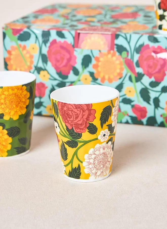 Chumbak  Rani Bagh Tumblers Gift Set - Set of 4, 150 ml | Palace Memoirs  | Best Price UAE
