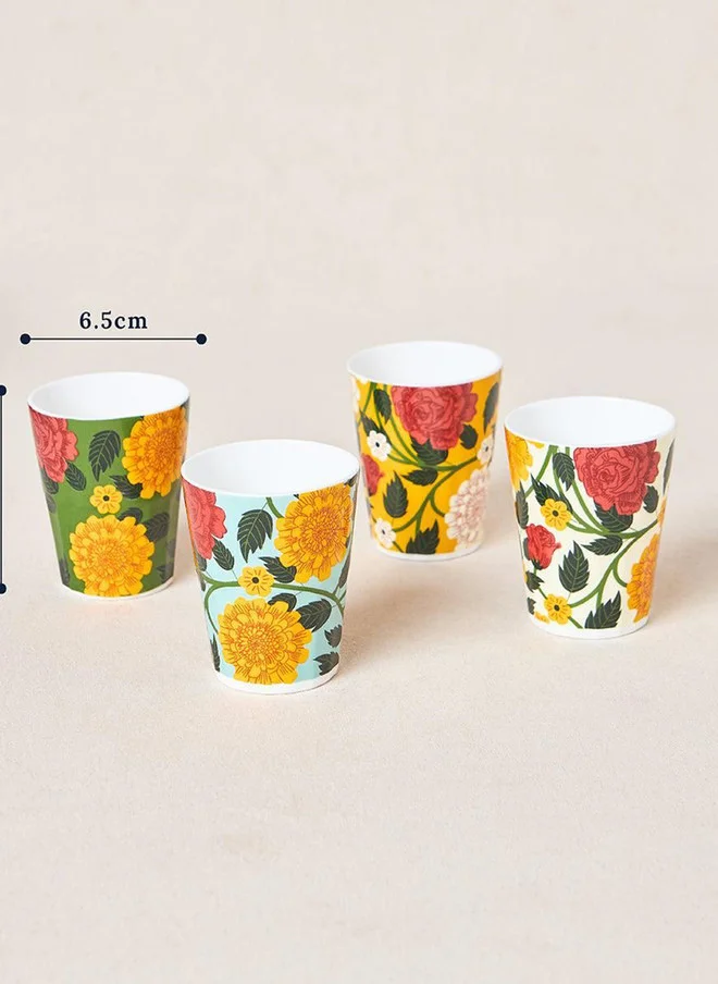 Chumbak  Rani Bagh Tumblers Gift Set - Set of 4, 150 ml | Palace Memoirs  | Best Price UAE