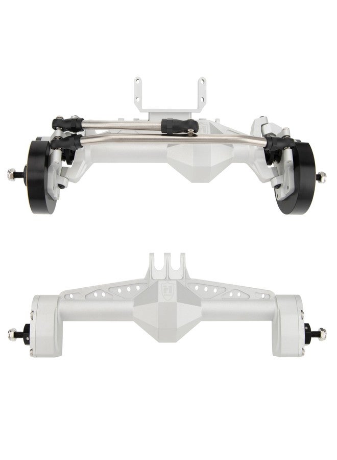 MEUS RACING مجموعة محاور MEUS RACING Cheat Code Capra 1.9 ISO لسيارات Axial Capra 1.9 4X4 و DIY SCX10 SCX10 II (أمامي وخلفي - فضي) - Image 3