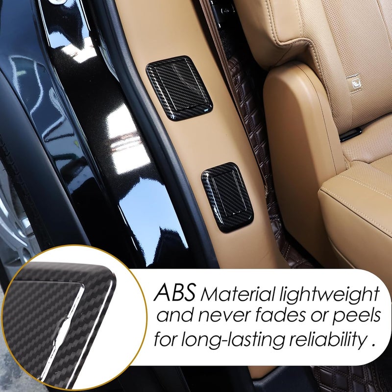 Heutamo Carbon Fiber Seat Adjustment Switch Button Cover - Image 3