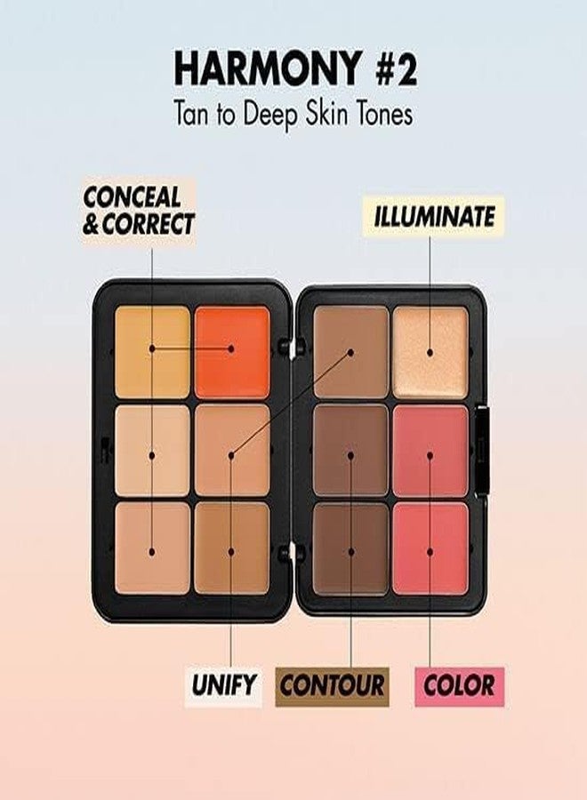 MAKE UP FOR EVER HD Skin All In One Palette - Harmony 2 by Make Up For Ever for Women - 0.9 oz Palette - Image 2