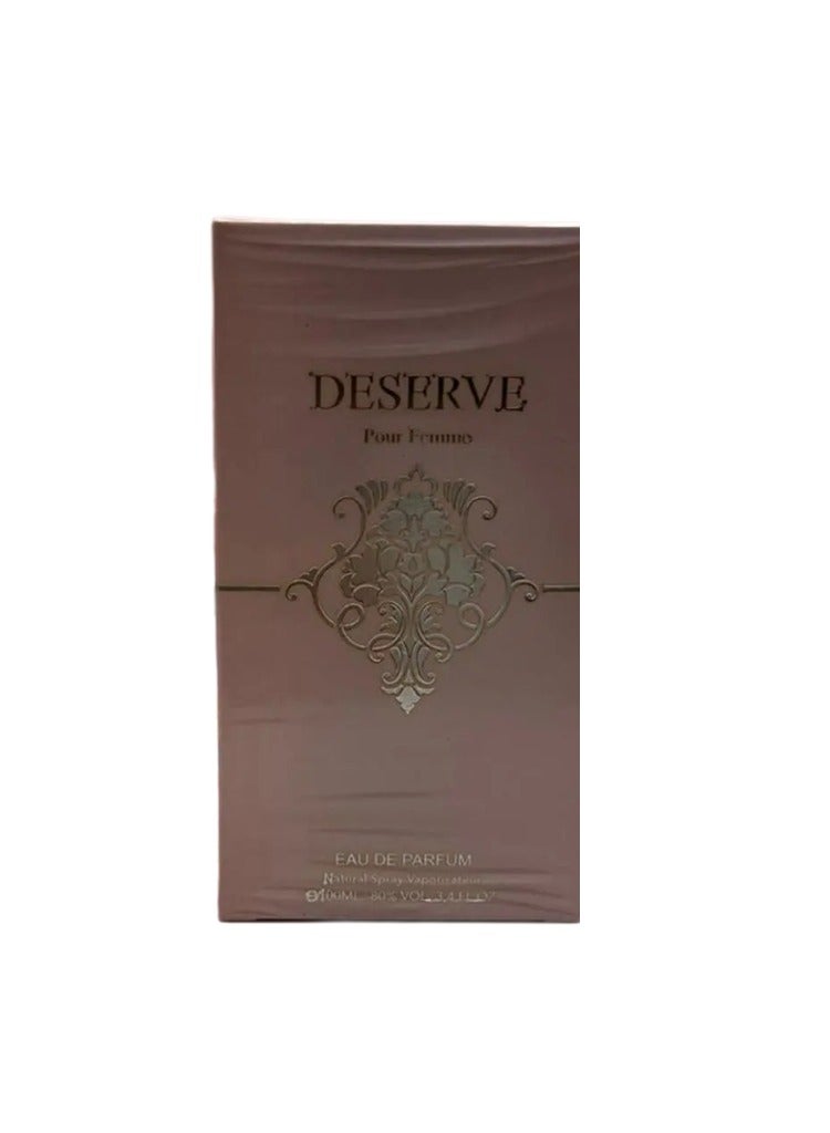 Sniff DESERVE POUR FEMME Eau De Parfum 100ml - A Luxurious Fragrance - Image 3