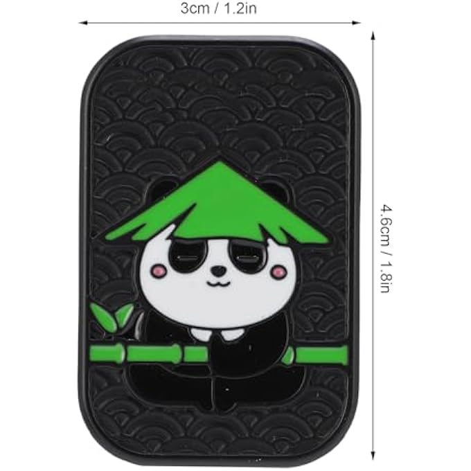 Srliya Metal Push Push Metal Push Card Toy Decompression Stress Relief Slider Zinc Alloy Animal Model for Waiting Meditation (Black) - Image 5