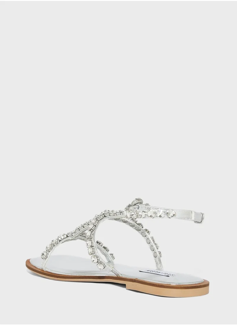 STEVE MADDEN Ankle Strap Flat Sandals