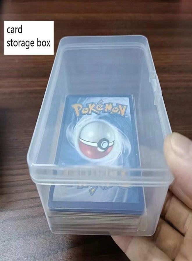 DKAOVH 2PCS Clear Plastic Deck Card Storage Box, Card Boxes,Collectible Trading Card Cases, Plastic Storage Containers Box for Game Card,Puzzle, chess pieces and other accessories - Image 4