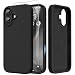 GONEZ Magnetic for iPhone 17 Case Compatible with MagSafe AntiScratch Microfiber Lining Screen Protector Silicone Camera Control Shockproof Slim Phone Cover 63 inch Black - Image 2