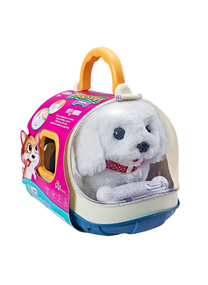 Jolier Fun Toys Mini plush Pet With Pethouse Dog With Transport Cage - No: MC-1041 - Image 1
