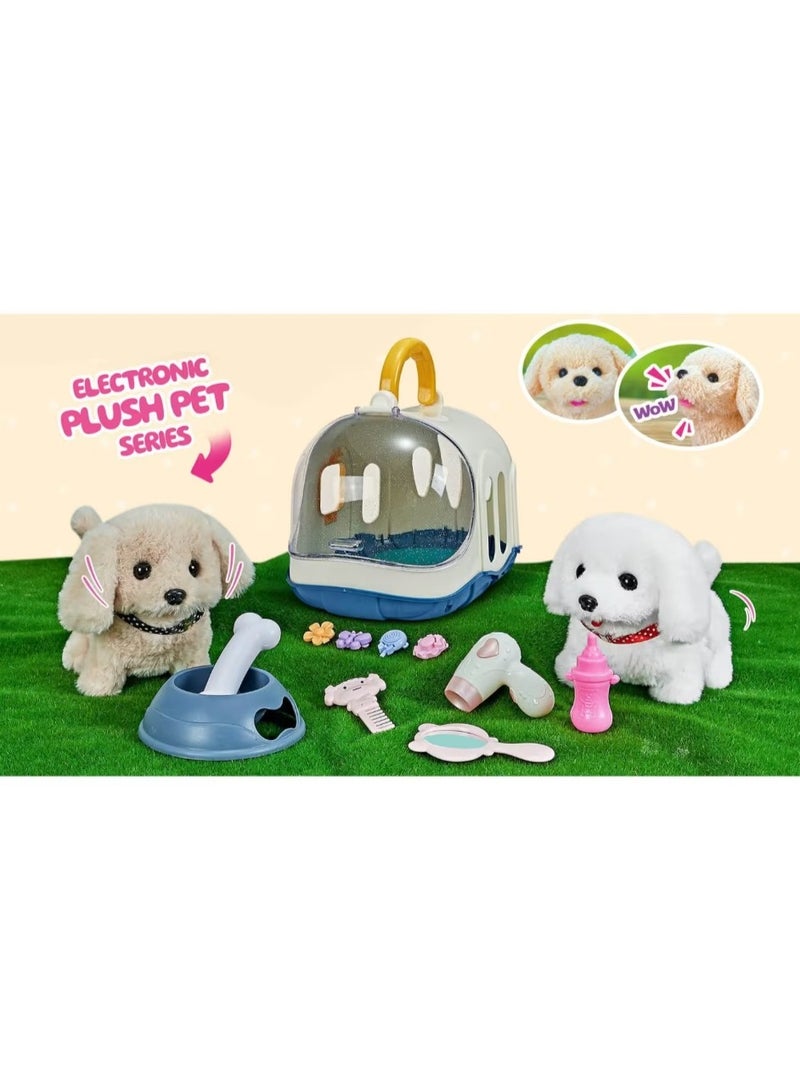 Jolier Fun Toys Mini plush Pet With Pethouse Dog With Transport Cage - No: MC-1041 - Image 2