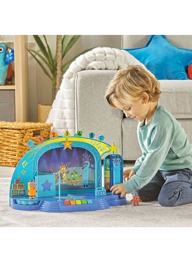 hand2mind hand2mind Numberblock Five’s Musical Superstar Stage, Play Figure Playsets, Toddler Music Toys, Number Toys, Counting Toys, Math Toys for Kids 3-5, Preschool Learning Toys, Birthday Gifts for Kids - Image 3