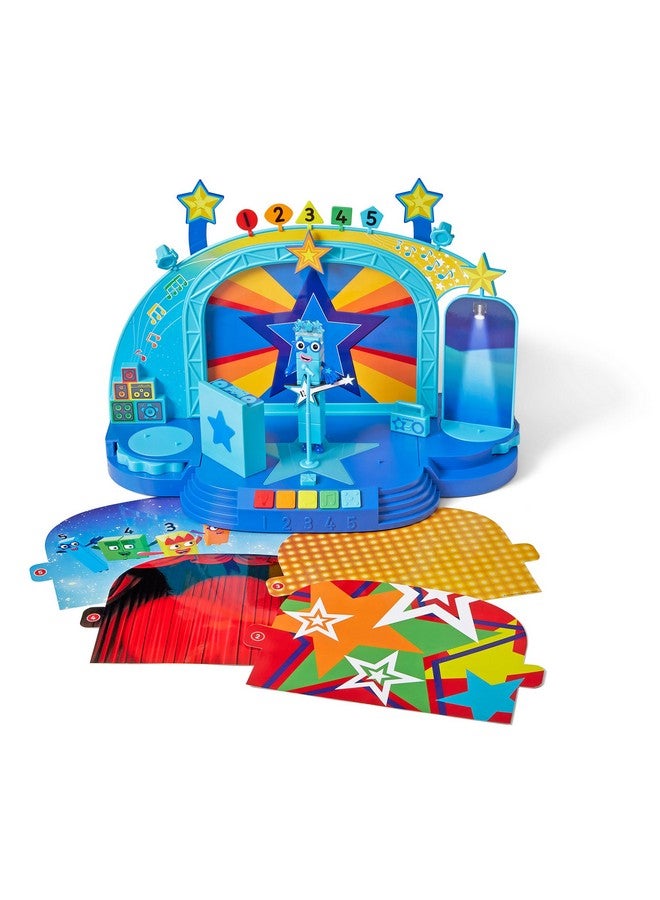 hand2mind hand2mind Numberblock Five’s Musical Superstar Stage, Play Figure Playsets, Toddler Music Toys, Number Toys, Counting Toys, Math Toys for Kids 3-5, Preschool Learning Toys, Birthday Gifts for Kids - Image 4