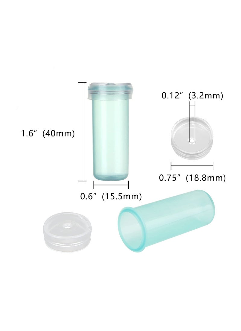 Generic - 200 Pack Floral Water Tubes 1.6 Inch Flower Water Tubes Flower Vials for Water Small Mini Floral Water Tubes for Flower Arrangement, Milkweed, Cutting, Green - Image 1