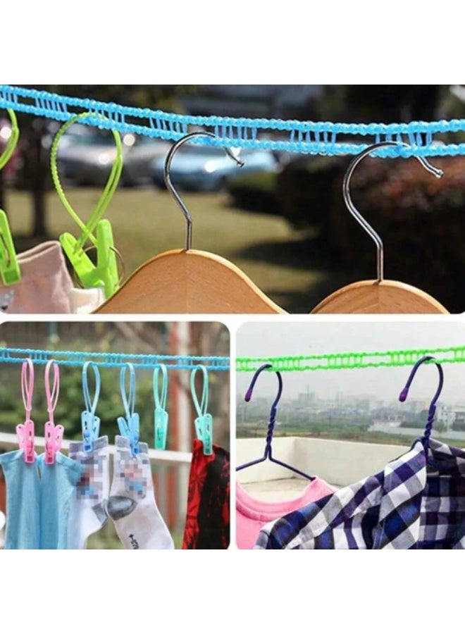 Durable Plastic Clothesline – Strong, Weather-Resistant Washing Line for Indoor & Outdoor Use – Ideal for Laundry, Camping, and Travel - Image 1