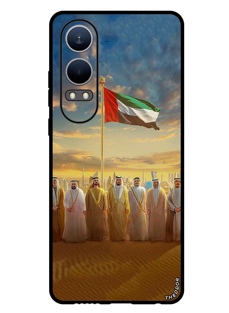 Theodor Protective Case Anti Scratch Shock Proof Bumper Cover For OnePlus Nord CE4 Lite Uae Flag Uae Rulers - Image 1