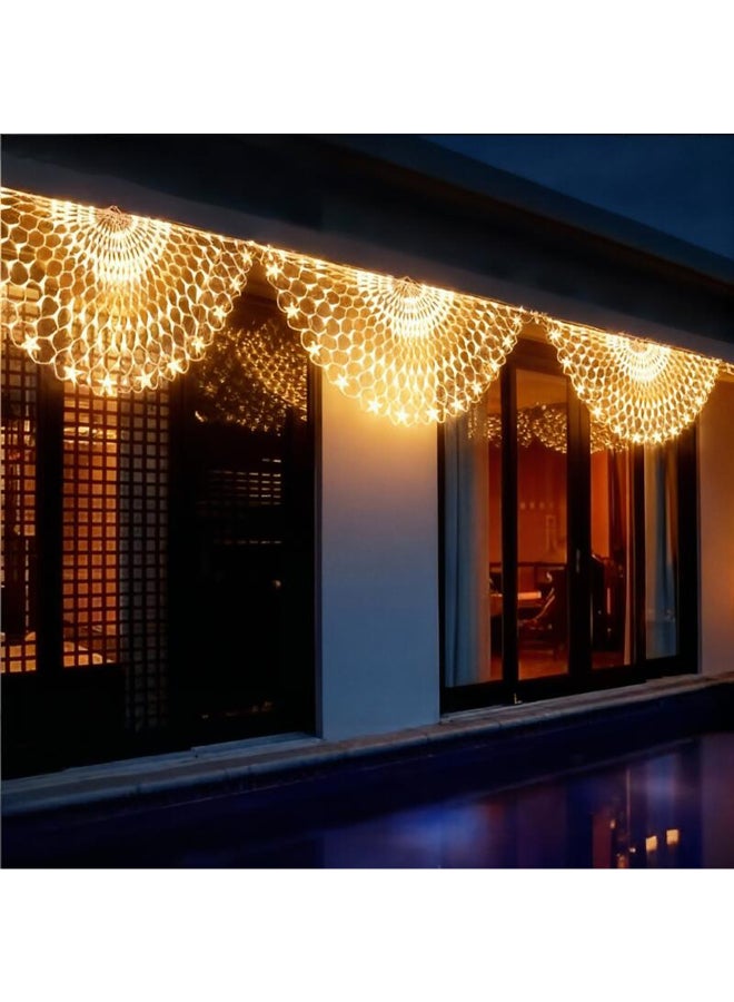 zayo ضوء شبكة طاووس LED دافئ أبيض 4م - Image 1