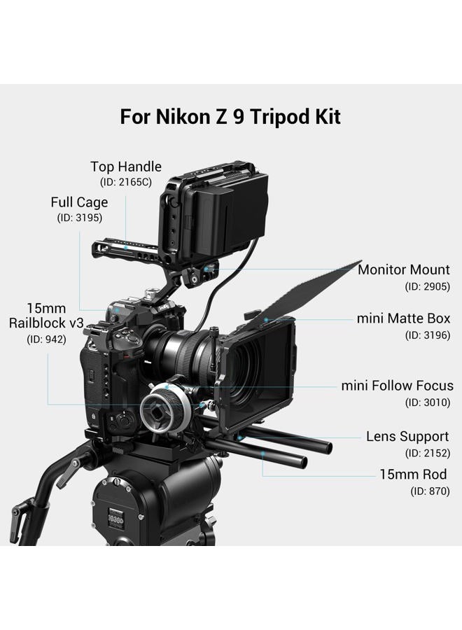 SmallRig Z9 Camera Cage for Nikon Z9, Aluminum Alloy Camera Video Cage Film Movie Making Cage with Shoe Mount 3195 - Image 4