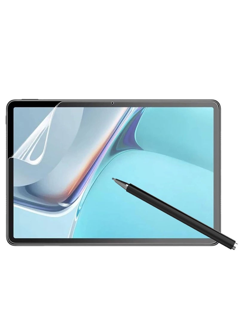 erorex قطعتان متوافقتان مع واقي الشاشة Huawei Matepad 11 بوصة 2021، ملمس ورقي، مادة TPU، كتابة ورسم، طبقة ناعمة مثل الورق، مضادة للخدش، لا تسبب فقاعات، طبقة غير لامعة من ملمس الورق مقاس 11 بوصة - Image 1