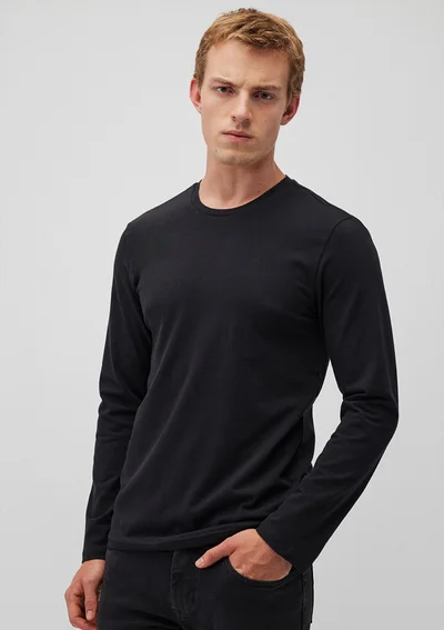 MAVI Crew Neck Tee Black