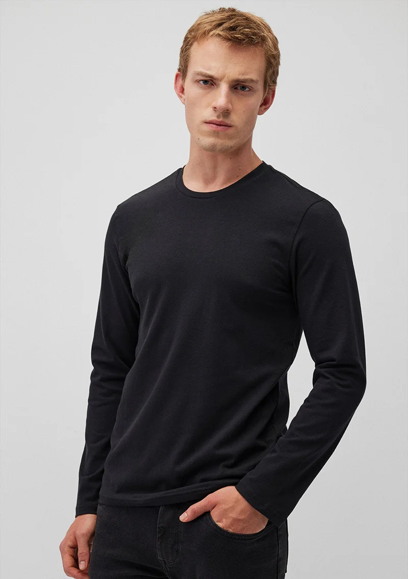 مافي Crew Neck Tee Black