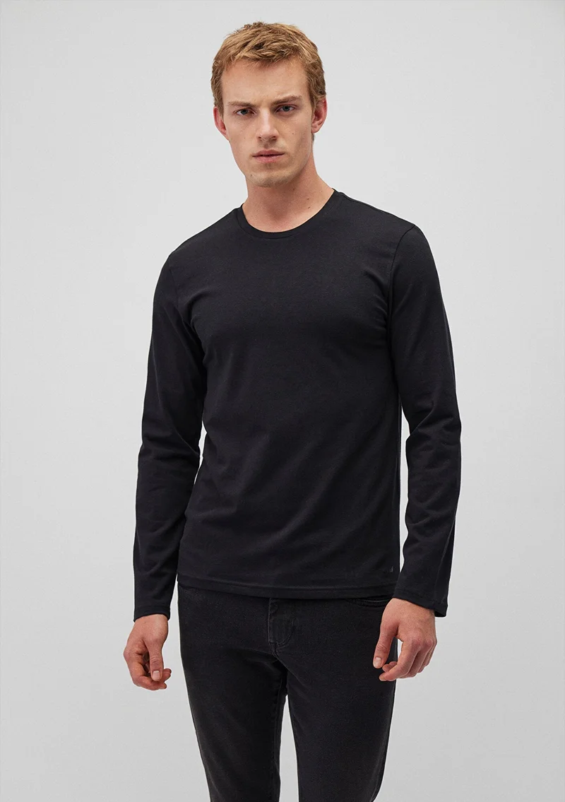 مافي Crew Neck Tee Black