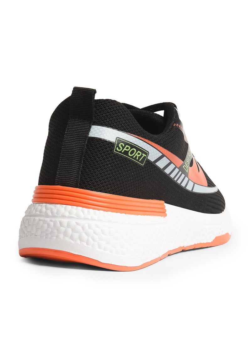 Desert Men's Sportive Knit Sneakers – Stylish Printed Design - Image 4