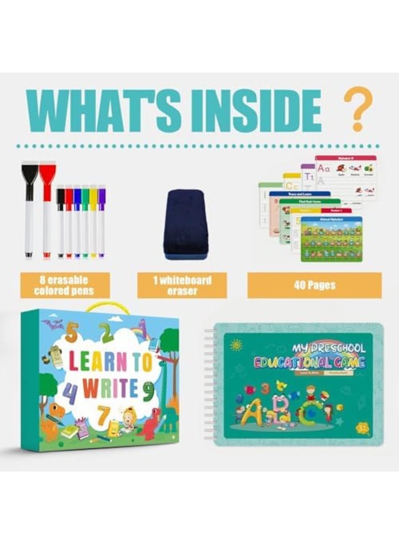 SYOSI Handwriting Practice for Kids – Fun Preschool Learning Workbook for Writing, Ideal Educational Activity for Kindergarten - Image 4