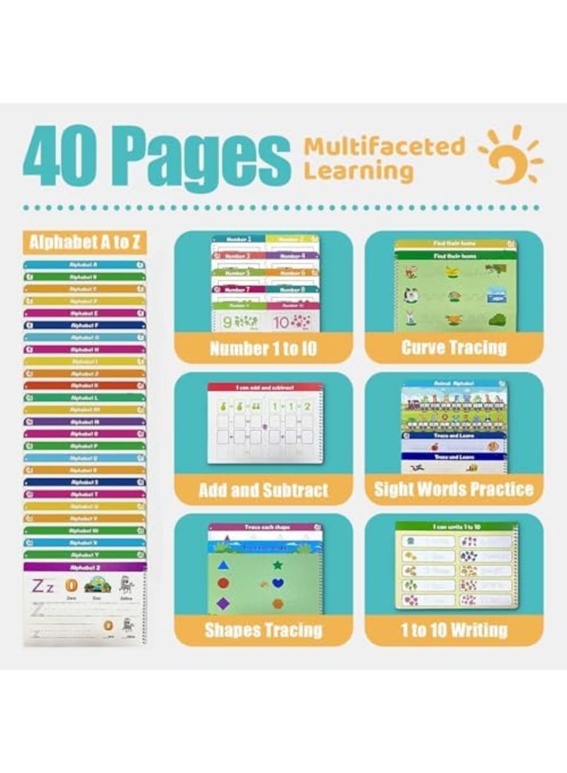 SYOSI Handwriting Practice for Kids – Fun Preschool Learning Workbook for Writing, Ideal Educational Activity for Kindergarten - Image 2