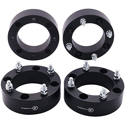 VLAOSCHI Black Forged 4x137 ATV Wheel Spacers 2 Inch with 10x1.25 Studs Compatible with Kawasaki Can-Am Bombardier Suzuki 4 Lug 4/137 for Outlander Commander Renegade Mule Prairie - Pack of 4 - Image 1