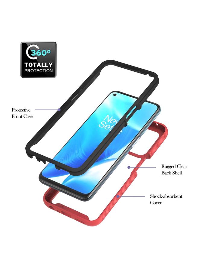 S-TOP Case For OnePlus Nord N200 5G Starry Sky Solid Color Series Shockproof PC + TPU Protective Case with Ring Holder & Magnetic Function - Image 3