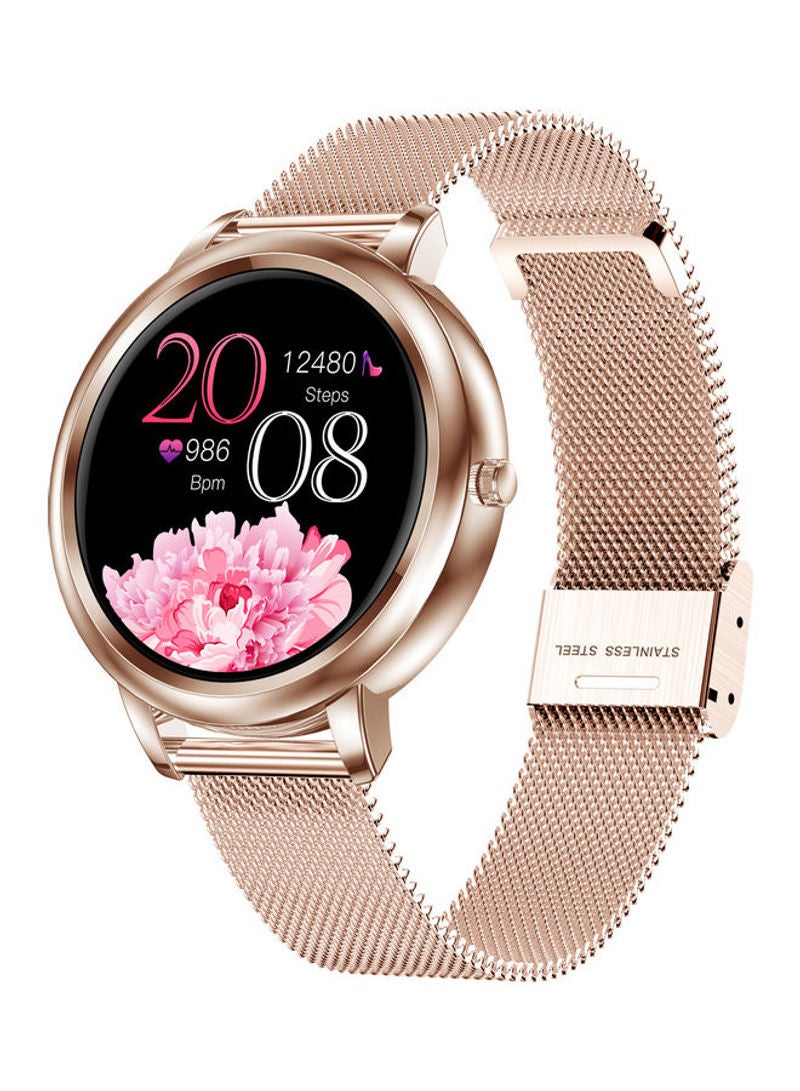 Alyashmac Female Luxurious Smart Sports Watch Rose Gold - Image 1