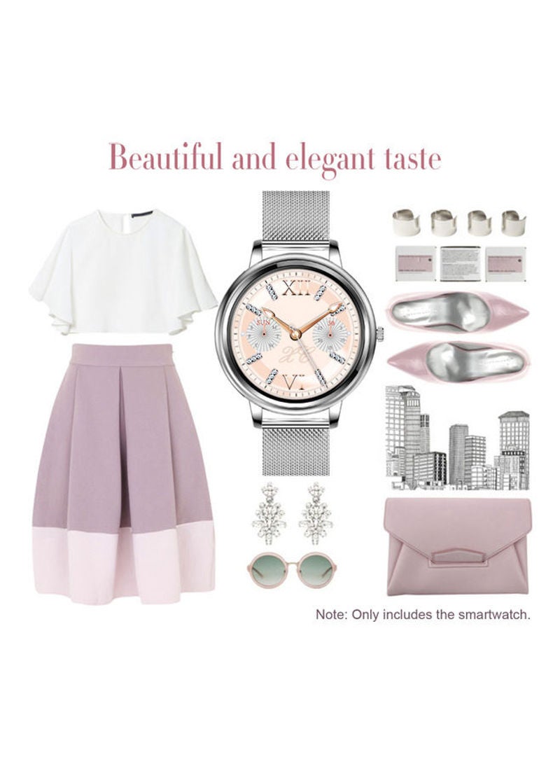 Alyashmac Female Luxurious Smart Sports Watch Rose Gold - Image 4