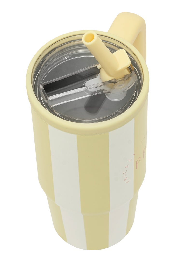 Prickly Pear Stainless Steel 20 Oz Hydrator 2.0 Water Bottle Sunshine Stripe - Image 4