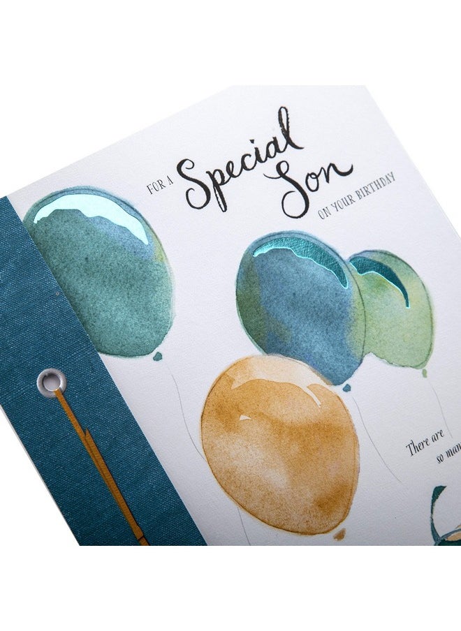 Hallmark Birthday Card For Son Classic Illustrated Design  - Image 3