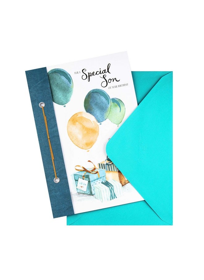 Hallmark Birthday Card For Son Classic Illustrated Design  - Image 2