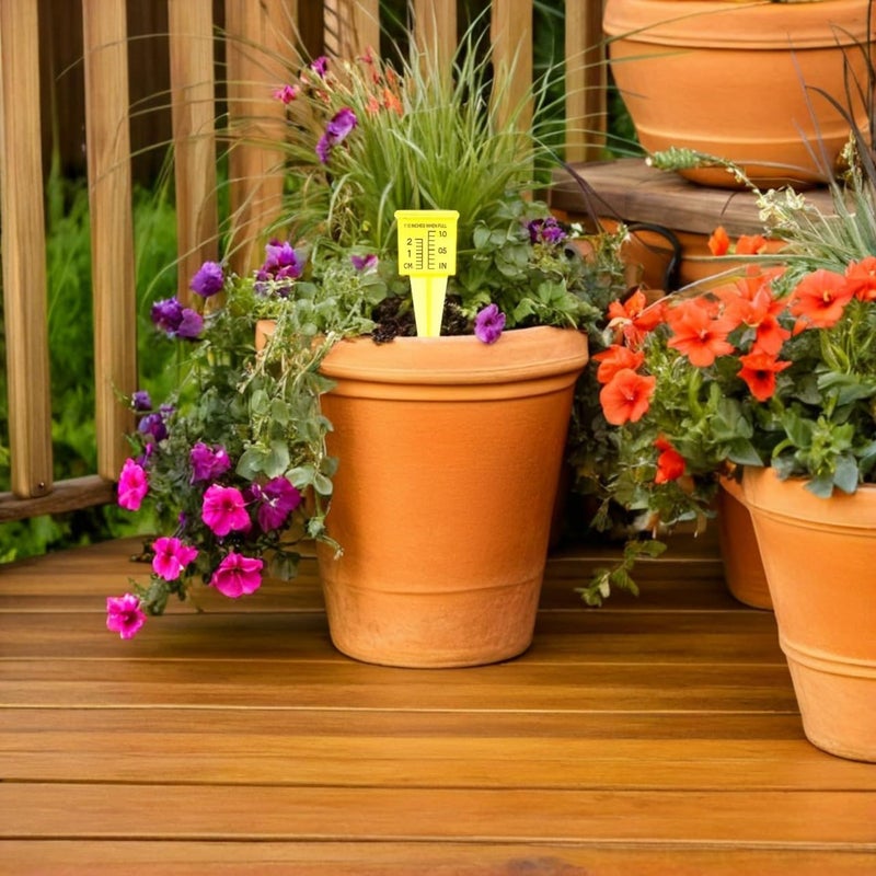 4pcs Rain Gauge 1.5 Inch Wide Mouth Outdoor Plastic Sprinkler Cups For Garden Lawn - Image 4