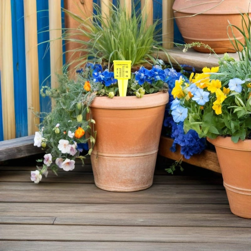 4pcs Rain Gauge 1.5 Inch Wide Mouth Outdoor Plastic Sprinkler Cups For Garden Lawn - Image 5