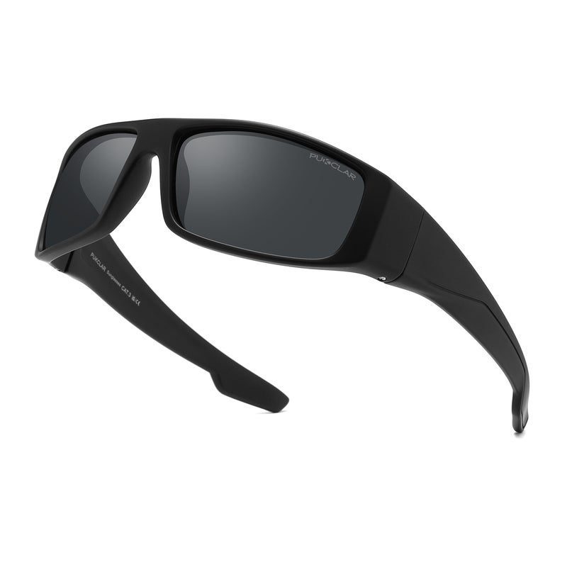 بوكيلار نظارات شمسية للرجال PUKCLAR مستقطبة إطار TR90 حماية UV400 رياضية للقيادة خفيفة مريحة مودرن للإمارات والسعودية - Image 1