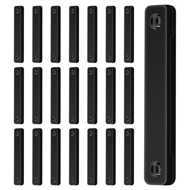 Magnetic screen buckle, no punching and no trace buckle fixing clip, white 12 pcs - Image 1