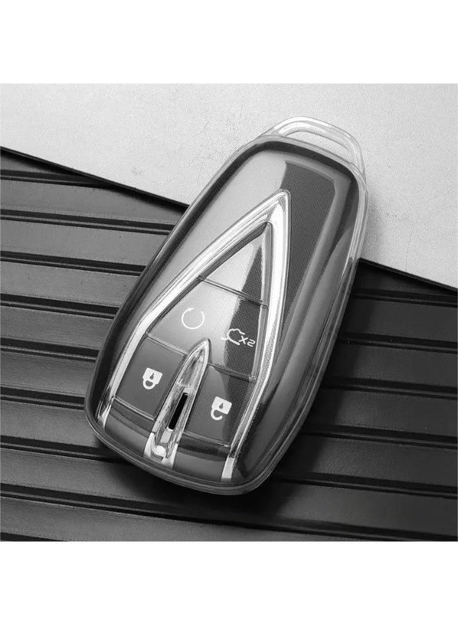 Transparent TPU Car Key Clear Case Cover Shell, for Changan UNIT UNIK CS35PLUS CS55 PLUS CS75 PLUS Oshan X7 X5 Car Key Cover - Image 3