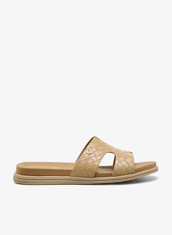 لو كونفورت Women Textured Slide Sandals