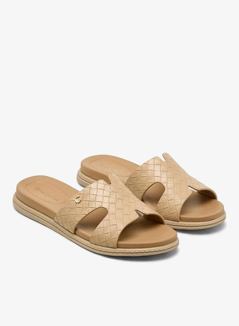 لو كونفورت Women Textured Slide Sandals