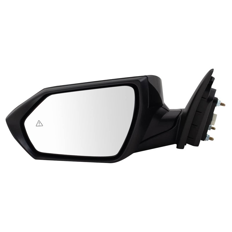 TRQ Driver Side Power Heated Mirror Smooth Black Compatible with 20212023 Hyundai Elantra HY1320279 HY1320284