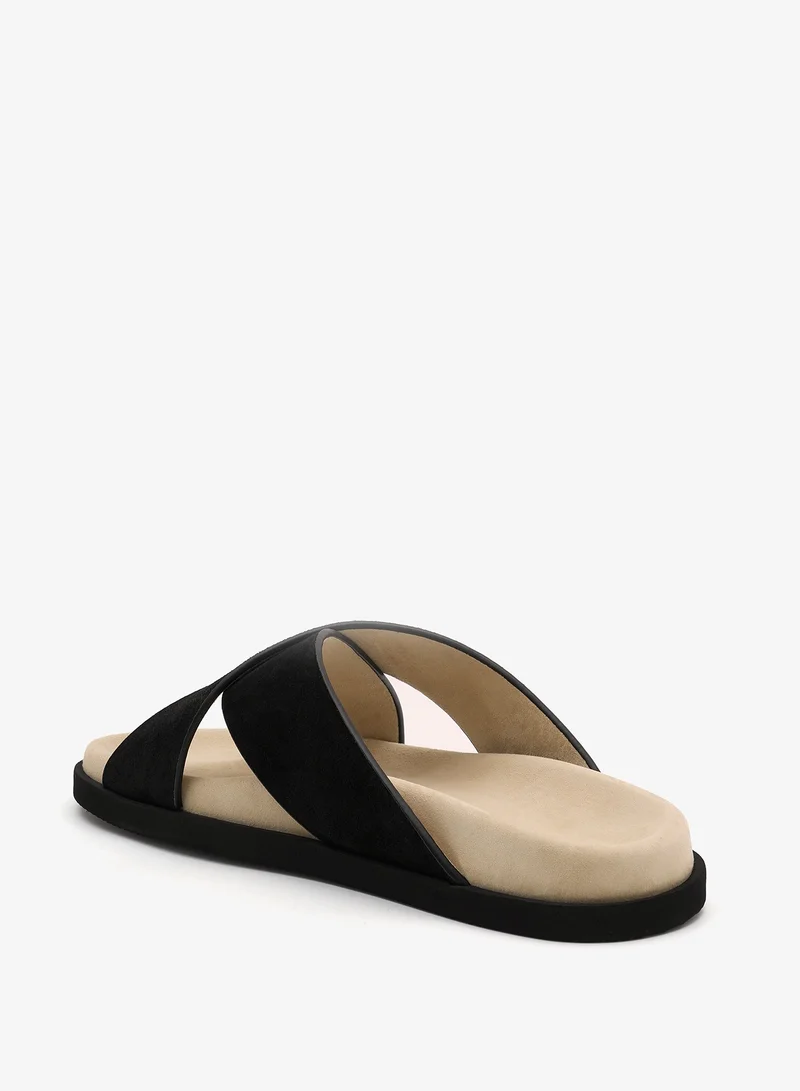 لوريان Benedetto - Cross leather sandals